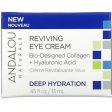 Andalou Naturals, Reviving Eye Cream, Bio-Designed Collagen + Hyaluronic Acid, 0.45 fl oz (13 ml) Sale