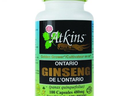 Atkins Ginseng Ontario Ginseng Gin-Ultimate 100 Caps Online