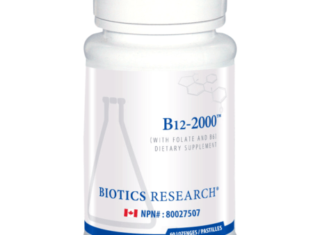 Biotics Research B12-2000 Lozenges 60 Lozenges Discount