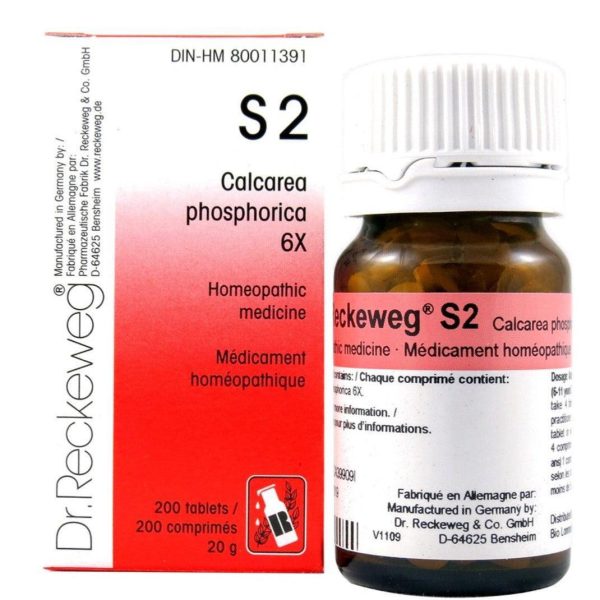 Dr Reckeweg S2 - Calcarea Phosphorica 6X - 200 Tablets Online