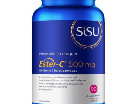 Sisu Ester-C 500mg WildBerry 90 Chewable Tabs Discount