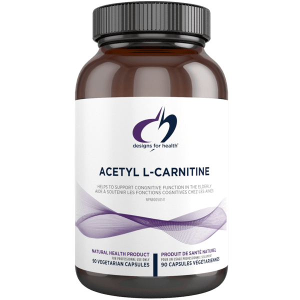 Designs for Health Acetyl-L-Carnitine 90 Veg Capsules For Sale