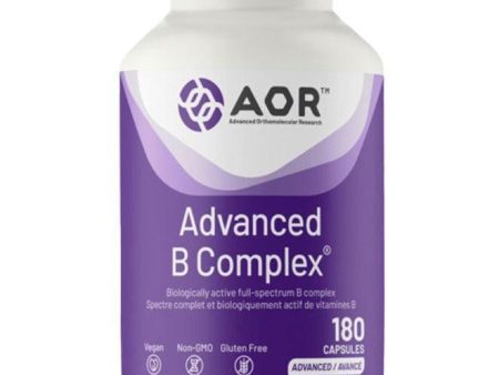 AOR Advanced B Complex 499mg 180 Capsules Discount