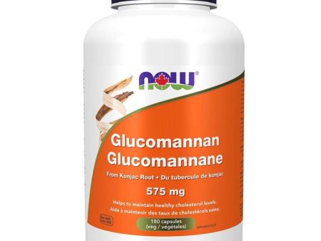 NOW Glucomannan 575 mg 180 Veggie Caps Online Hot Sale