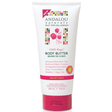 Andalou Naturals Body Butter Velvet Soft 1000 Roses 236mL Sale