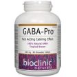 Bioclinic Naturals GABA-Pro Calming Effects 100MG 90 Chewable Tabs Hot on Sale