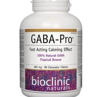 Bioclinic Naturals GABA-Pro Calming Effects 100MG 90 Chewable Tabs Hot on Sale