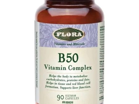 Flora B-50 Vitamin Complex 90 Veggie Caps Discount