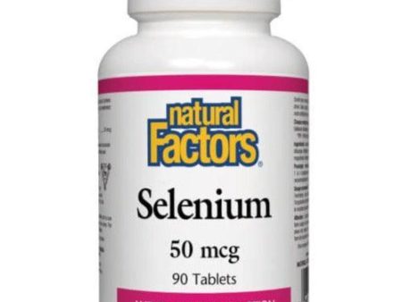 Natural Factors Selenium 50mcg - 90 Tabs Online now