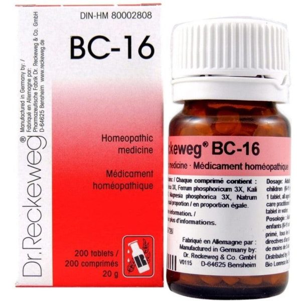 Dr. Reckeweg BC-16 200 Tablets Online