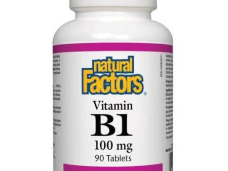 Natural Factors Vitamin B1 Thiamine 100mg 90 Tabs Online now