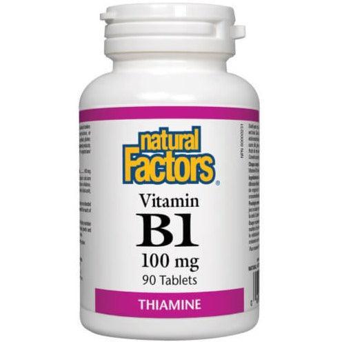 Natural Factors Vitamin B1 Thiamine 100mg 90 Tabs Online now