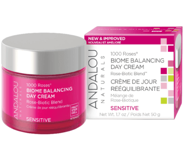 Andalou  Naturals 1000 Roses Biome Balancing Day Cream 50g For Sale