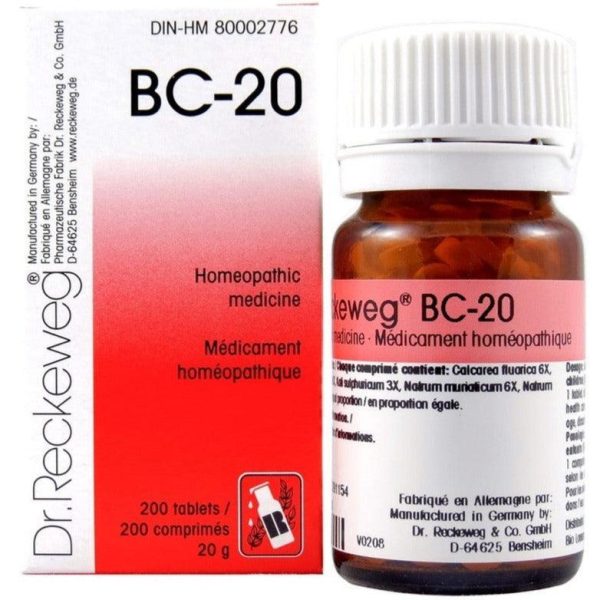 Dr Reckeweg BC-20 200 Tablets Online now