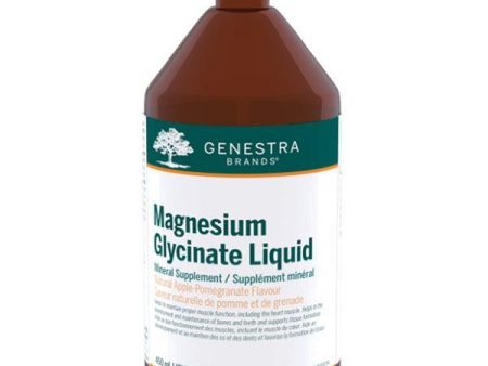 Genestra Magnesium Glycinate Liquid Natural Apple-Pomegranate Flavour Liquid 450ml on Sale