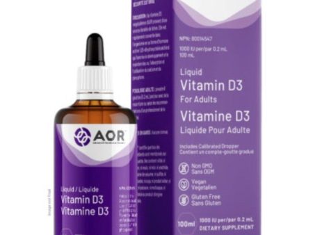 AOR Vitamin D3 Liquid 1000IU 100mL Fashion