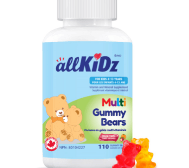 Allkidz Naturals Multi Gummy Bears 110 Gummies Discount