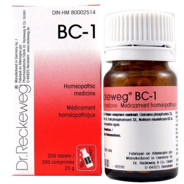 Dr. Reckeweg BC-1 200 Tablets Hot on Sale