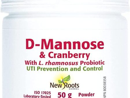 New Roots D-Mannose & Cranberry 50g Online Hot Sale