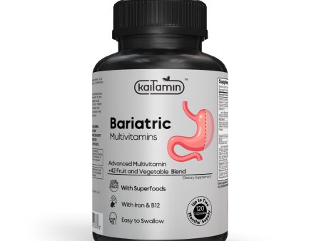 Bariatric - Multivitamin with Iron for Post-Bariatric Surgery -120 Cap Fashion