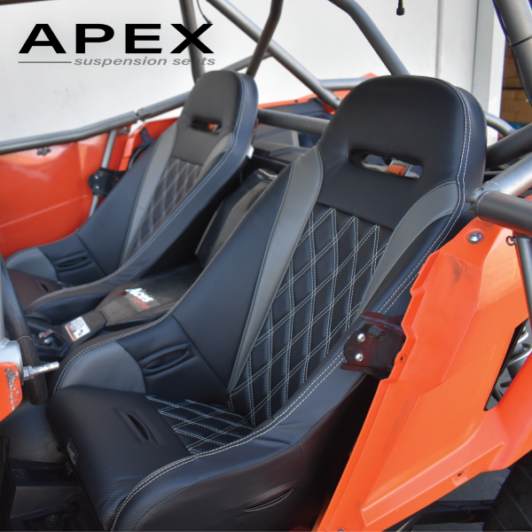 (Grey) Apex Suspension Seats Fashion