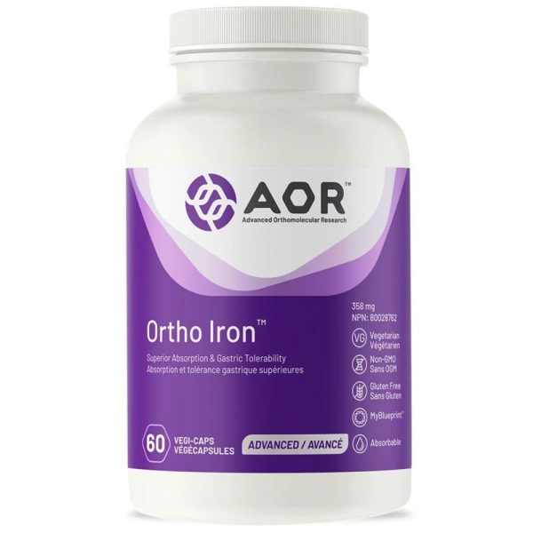 AOR Ortho Iron 358mg 60 Veggie Caps Online Sale