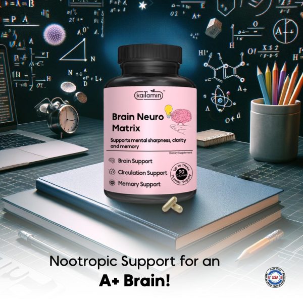 Brain Neuro Matrix - Memory, Focus, Studying Support -90 Tablets Online Sale