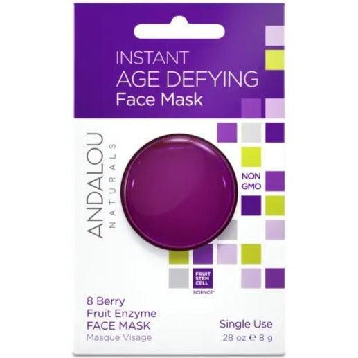 Andalou Naturals Instant Face Mask Age Defying 8 Berry Fruit Enzyme 8g For Sale