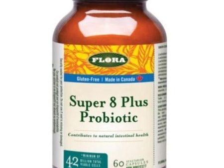 Flora Super 8 Plus Probiotic 42 Billion 60 Veggie Caps Supply