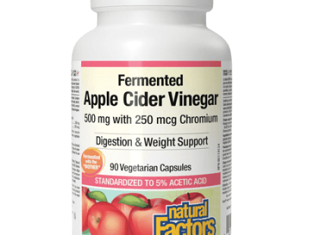 Natural Factors Apple Cider Vinegar 500mg 90 Capsules For Sale