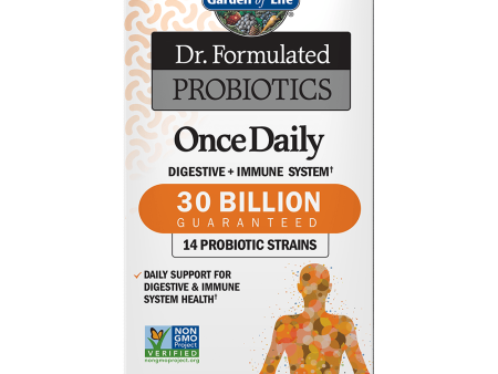 Garden of Life Dr. Formulated Probiotics Once Daily 30 Billion 30 Veggie Caps on Sale