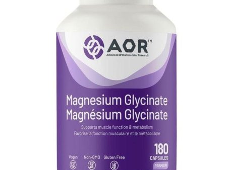 AOR Magnesium Glycinate 90mg 180 Capsules Sale