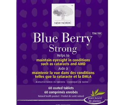 New Nordic Blue Berry Strong 60 Coated Tablets Discount