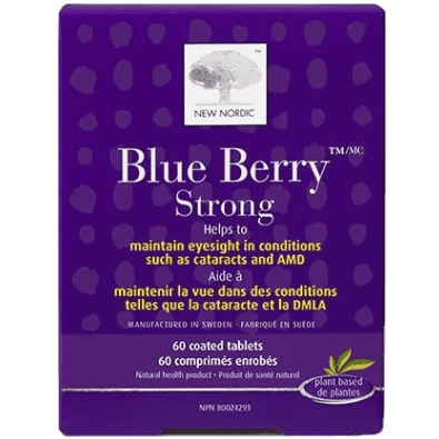 New Nordic Blue Berry Strong 60 Coated Tablets Discount