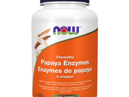 NOW Papaya Enzymes 180 Lozenges Hot on Sale