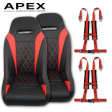 (Red) Apex Suspension Seats (Harness Bundle) Online now