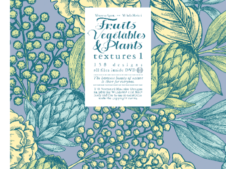 55 - FRUITS, VEGETABLES and PLANTS TEXTURES 1 Fashion