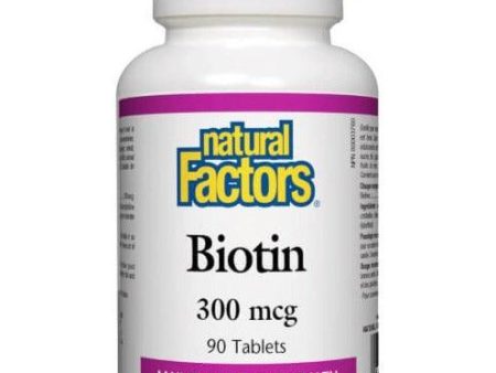 Natural Factors Biotin 300mcg 90 Tabs For Cheap