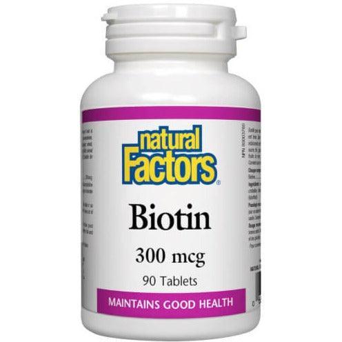 Natural Factors Biotin 300mcg 90 Tabs For Cheap