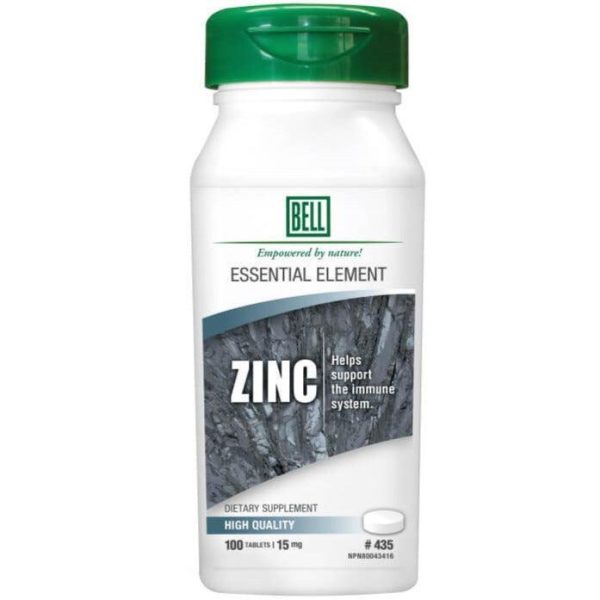 BELL Lifestyle Zinc 15mg 100 Tabs Supply