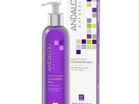 Andalou Naturals Age Defying Cleansing Milk Apricot Probiotic 178mL For Discount