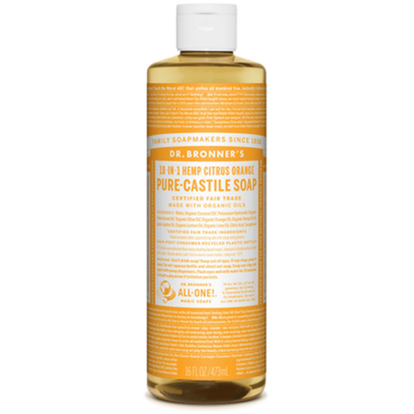 Dr. Bronner s 18-In-1 Pure-Castile Liquid Soap Citrus 473mL Online Sale