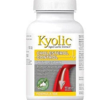 Kyolic Aged Garlic Extract Cholesterol Control Formula 104 90 Caps Supply