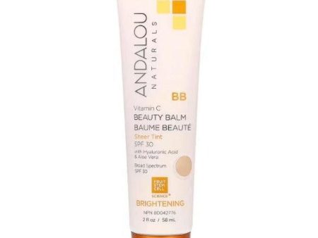 Andalou Naturals Brightening Vitamin C BB Beauty Balm Sheer Tint SPF 30 - 58 mL Discount