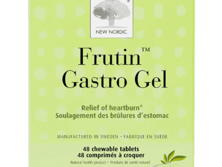 New Nordic Fruitin Gastro Gel 48 Chewable tablets Sale