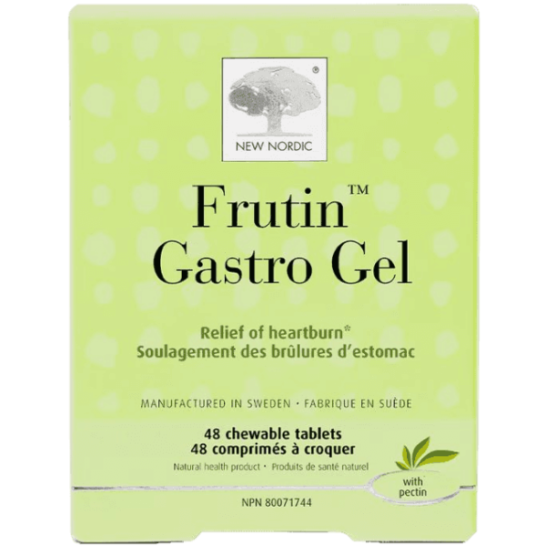 New Nordic Fruitin Gastro Gel 48 Chewable tablets Sale