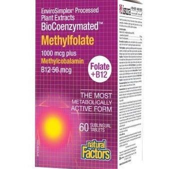 Natural Factors BioCoenzymated Methylfolate 60 Tabs Online