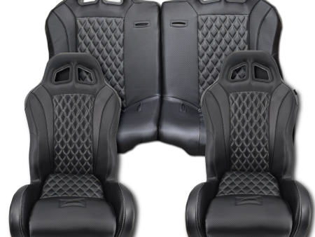 (Daytona) XP Pro Bucket Bench Seat Bundle For Sale