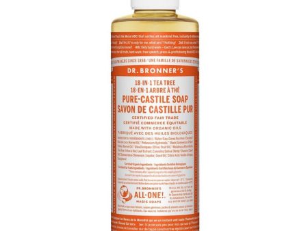 Dr.Bronner s 18-In-1 Pure-Castile Soap Tea Tree 237mL Fashion