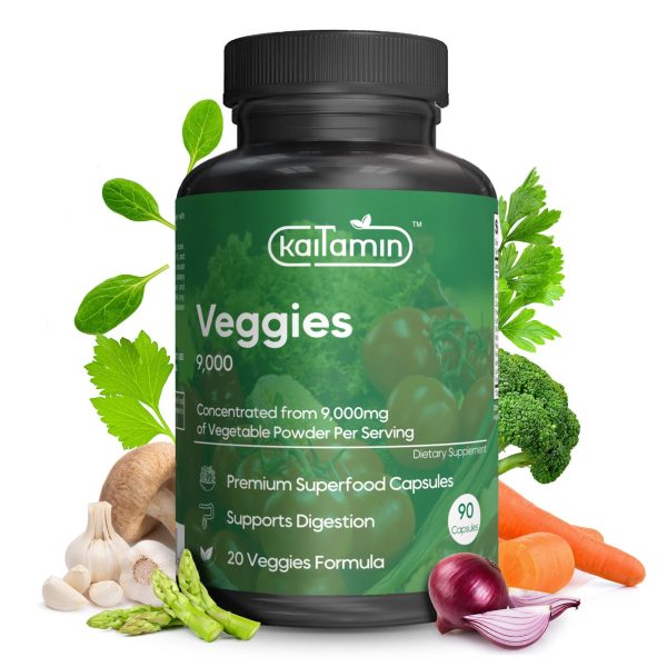 Veggies 9000 - All-in-One Vegetable Supplement - 90 Capsules Cheap